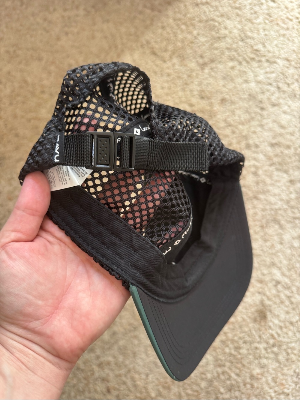 Kavu Green Mesh Back Running Flat Billed Outdoor Camping Lightweight Active Hat - Picture 7 of 7